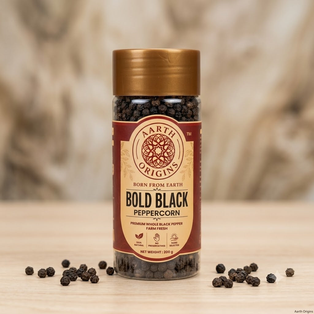 BOLD BLACK PEPPERCORNS